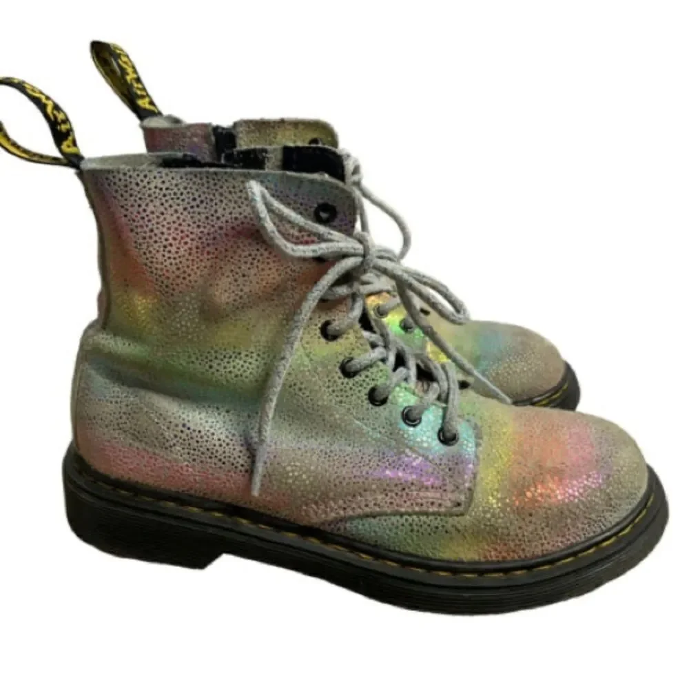 Dr. Martens Girls Shimmery Boots Sz 3